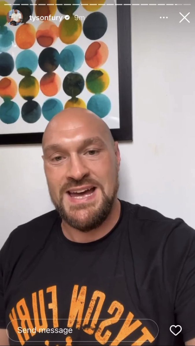 Michael Benson on Twitter "Tyson Fury on his 60/40 offer to Anthony