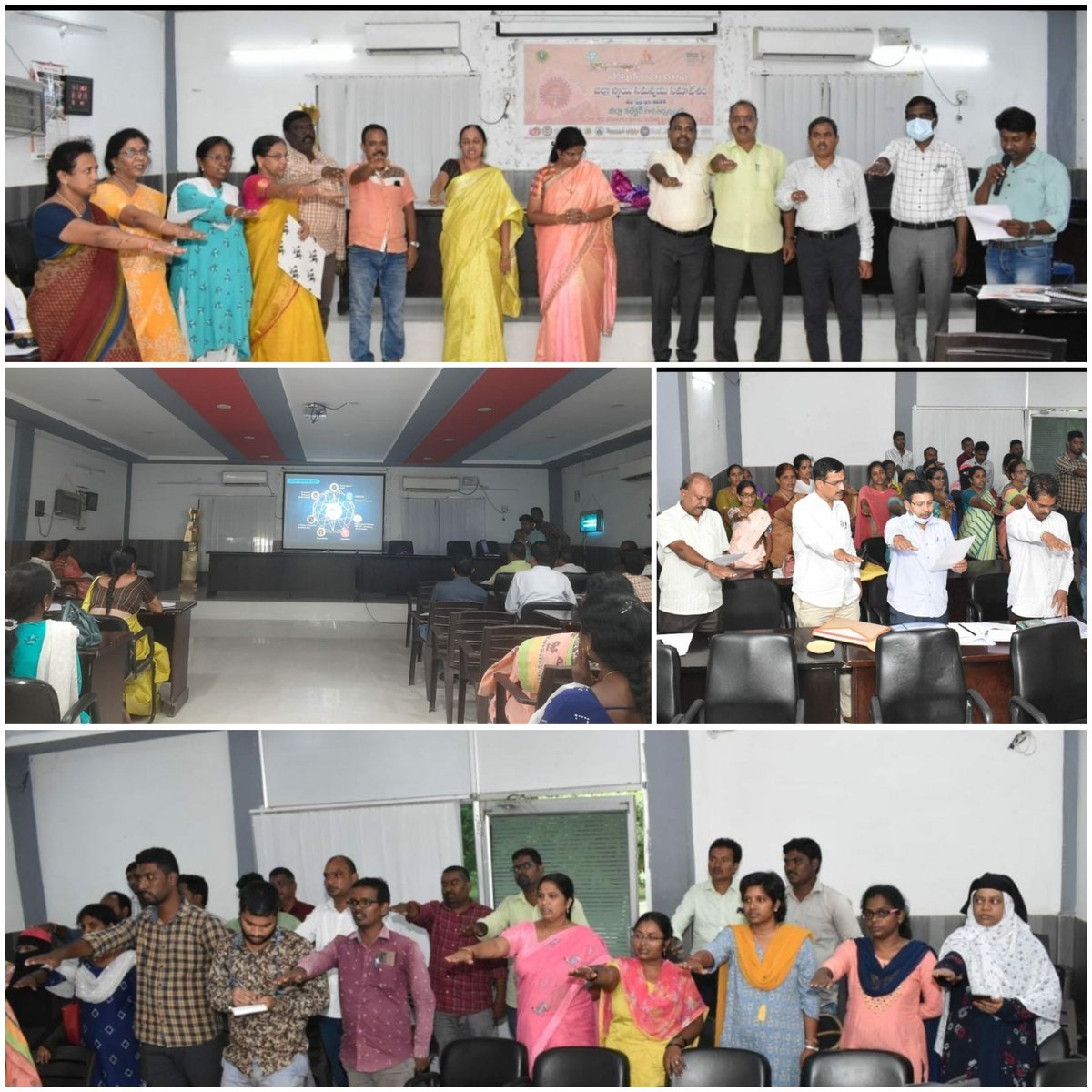 wcdpapeddapally's tweet photo. Conducted District Convergence Meeting under Chairmanship of Dist Collector Madam with all line Dept
#POSHANAbhiyaan
@Collector_Peddapally
@WCDSC_Peddapally
@POSHAN_Official
@NITIAayog
@smritiirani
@MinistryWCD
@PMOIndia
@SatyavathiTRS
@KTRTRS
@TelanganaCMO
@SmitaSabharwal https://t.co/Us3M0VOeBG