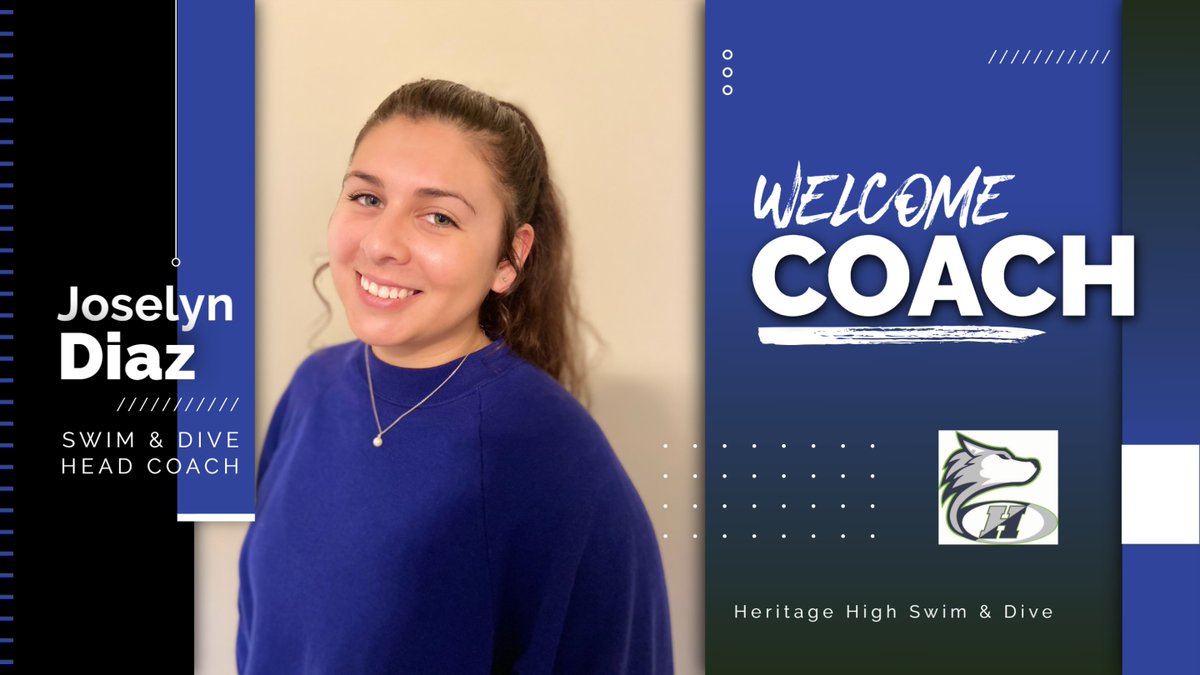 Welcome Coach Diaz to the Husky Family! We will have a meet &amp; greet for all swimmers and their families on September 14th at 7PM in the main gym. <a href="/HeritageHoolig1/">Heritage Hooligans</a> <a href="/HHS_Huskies/">Heritage High School</a> <a href="/HuskySwimDive/">Heritage Swimming & Diving</a>
