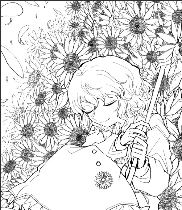 最近の線画 回復してお絵描き楽しいので書き込みを多めに
次の絵線画スクショ忘れてたから無しで 
