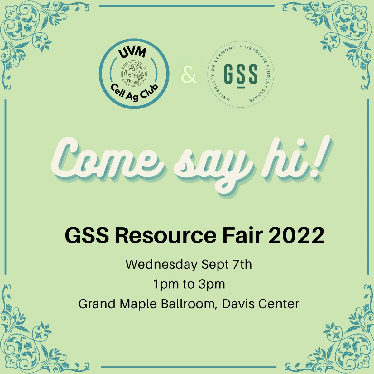 UVM Cellular Agriculture Club tweet media