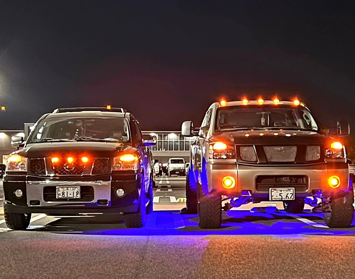genkinamaru's tweet photo. you have the same face🇺🇸🍬🍭🎉
#NissanUSA #nissanusa🇺🇸🇯🇵
#nissanusatrucks #nissantitan #nissanarmada #fullsizepickup #fullsizesuv #japanese #Lovers #kicker #kickeraudio https://t.co/hmVxbmZKQi