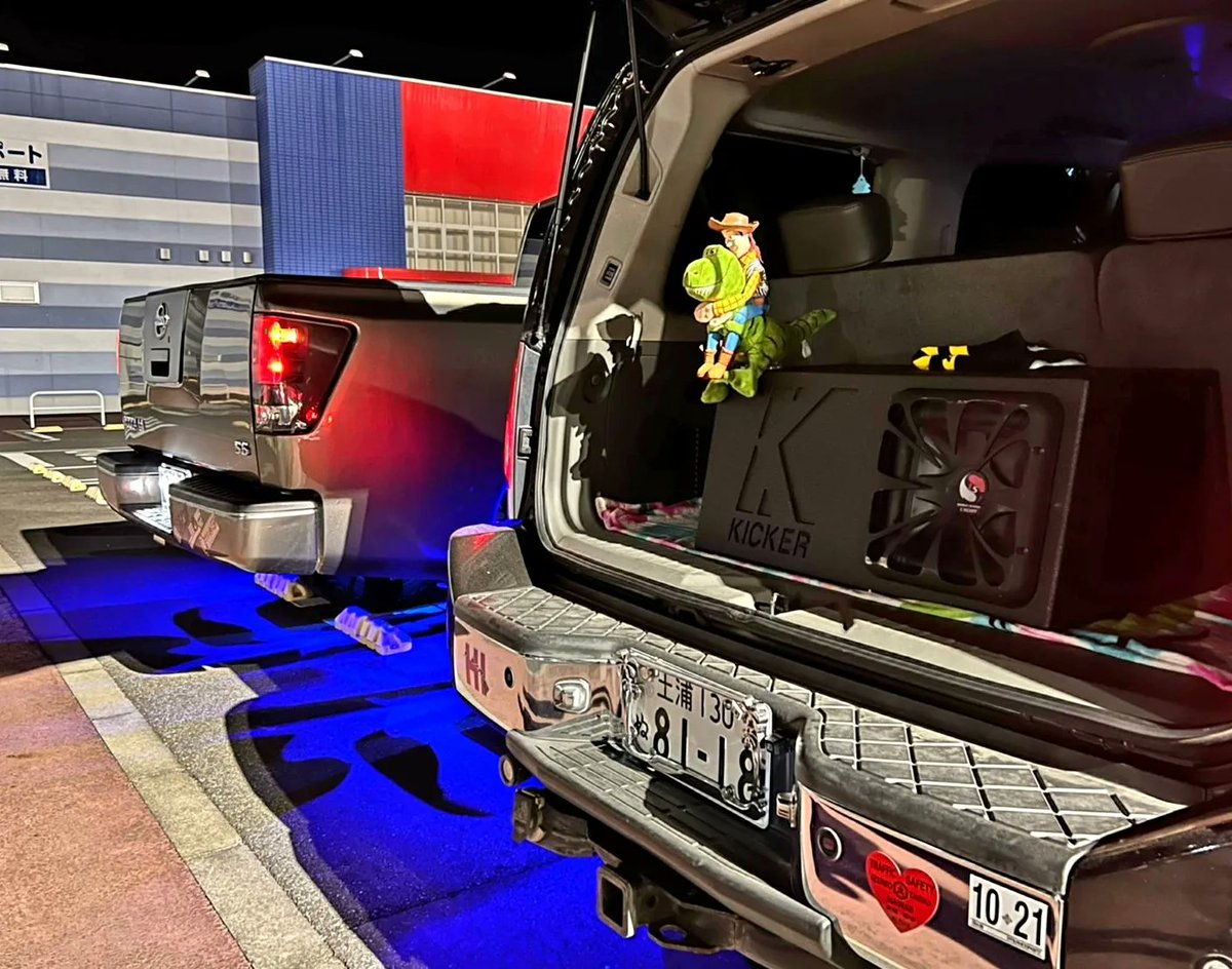 genkinamaru's tweet photo. you have the same face🇺🇸🍬🍭🎉
#NissanUSA #nissanusa🇺🇸🇯🇵
#nissanusatrucks #nissantitan #nissanarmada #fullsizepickup #fullsizesuv #japanese #Lovers #kicker #kickeraudio https://t.co/hmVxbmZKQi