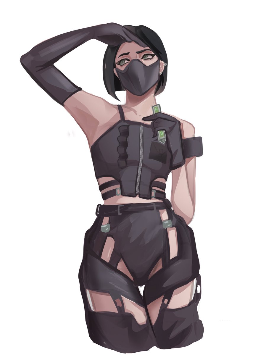 vile_jp's tweet photo. I had to draw this fit on vipey #VALORANT 
Day 358 https://t.co/3Ro7iwtLr0