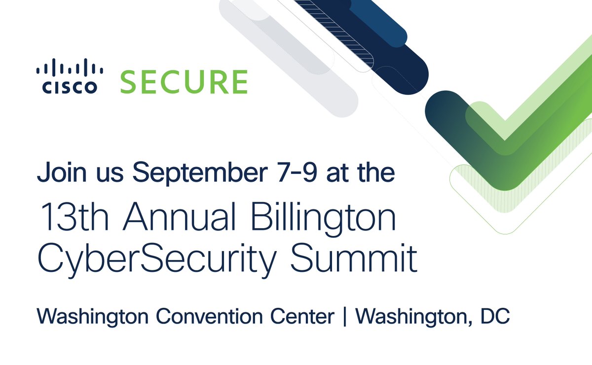 trip_elix's tweet photo. RT TalosSecurity "RT @CiscoSecure: Heading to the #BillingtonSummit in D.C. this week? (Sept. 7-9) Check out our can’t-miss #cybersecurity sessions with Cisco’s @wendynather, Peter Romness, Andy Stewart, @BrodyCyber and their peers from government &amp; … https://t.co/gJJl7KA613"