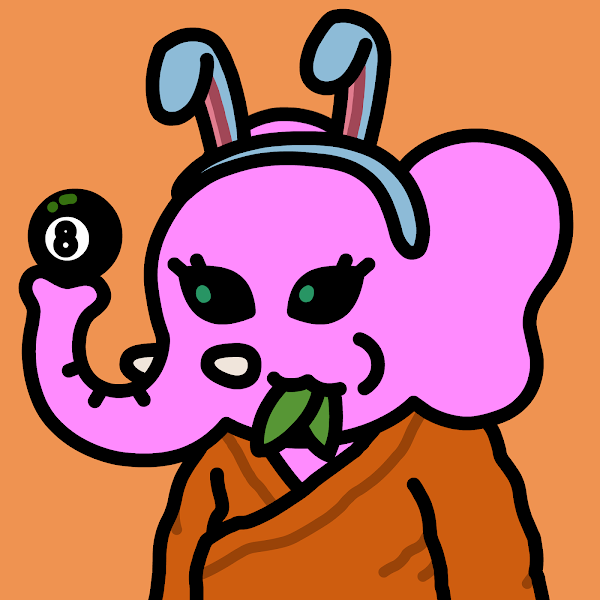 1h4h4_'s tweet image. Today's @3L3NFT 🐘 is sniped dedicated to @NutTime3L3 🥜#QuickNut #NutTime #3L3Herd