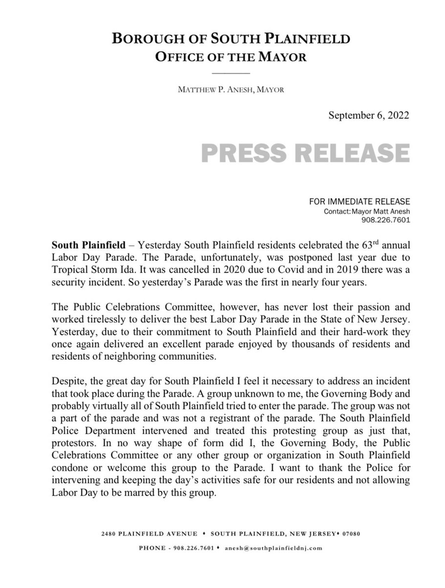 South Plainfield NJ tweet media