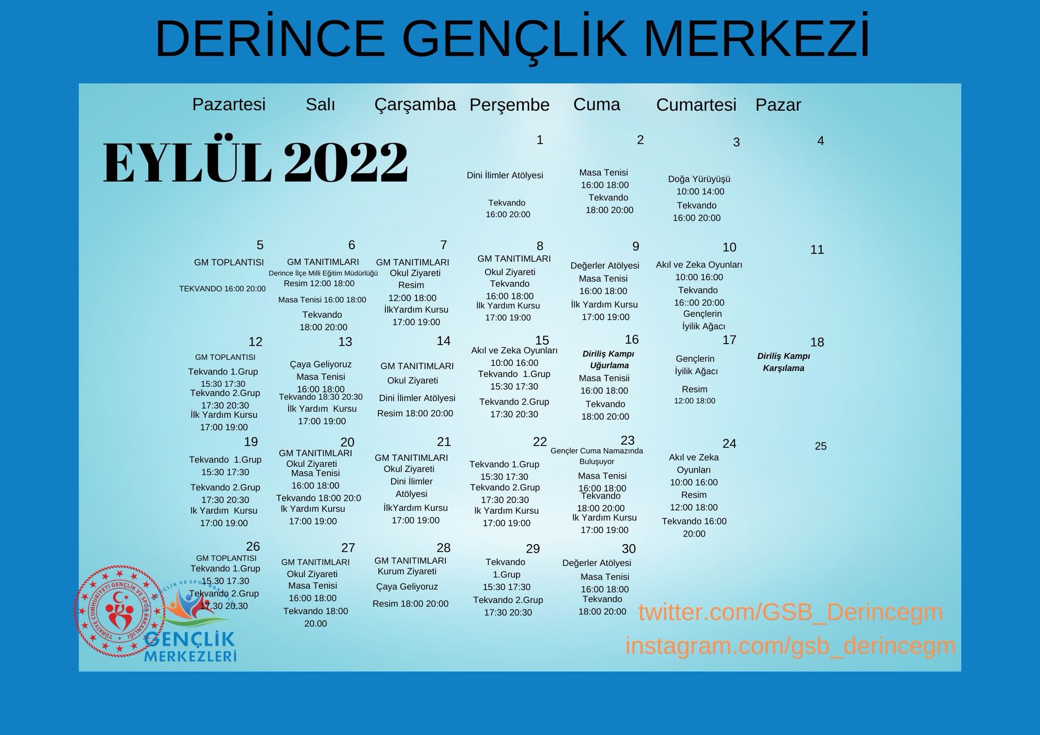 GSB DerinceGM On Twitter Eyl l Ay nda Derince Gen lik Merkezi gsb-derincegm-on-twitter-eyl-l-ay-nda-derince-gen-lik-merkezi
