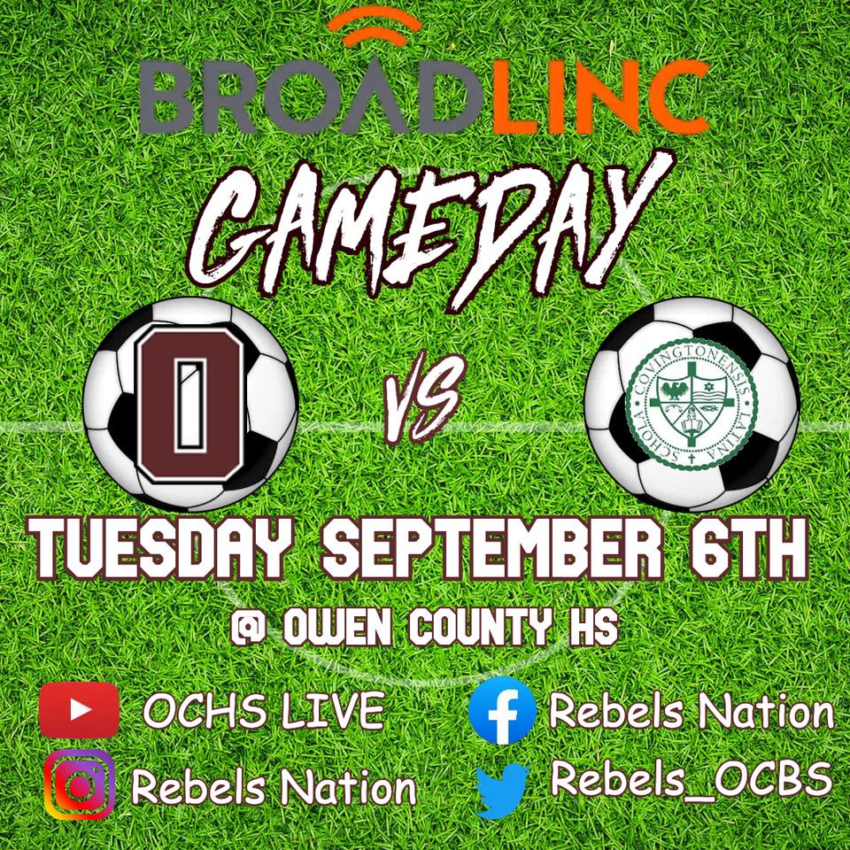 Rebels_Nation's tweet photo. ⚽ @getbroadlinc REBELS GAMEDAY ⚽

@Rebels_OCBS vs @covingtonlatin

📍@owenschools

 #WEareOC #RepTheO #OCBS https://t.co/Gklg5KwLXC