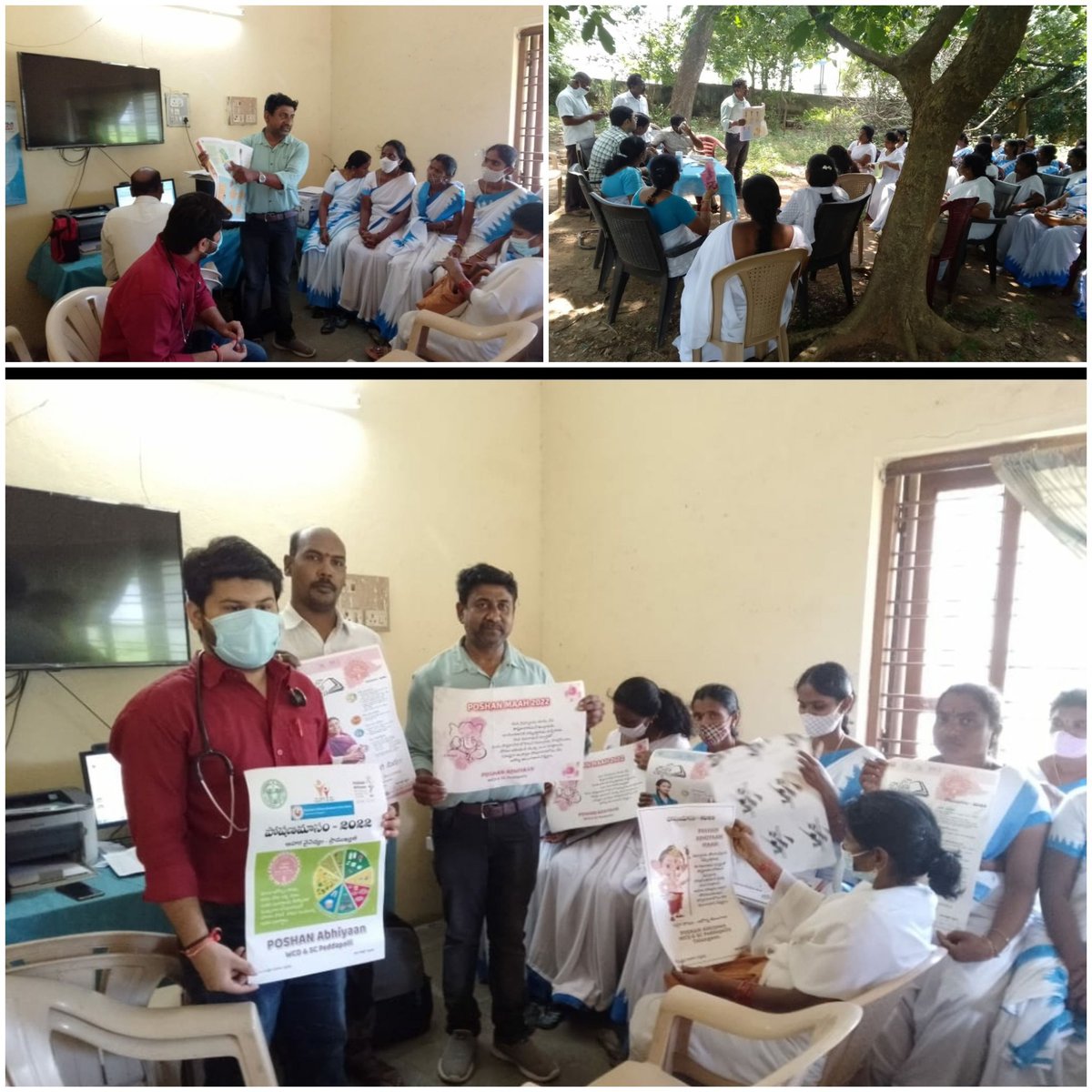 wcdpapeddapally's tweet photo. Conducted Awreness  on Poshan Maah-2022 Activities to ASHA's &amp; ANM's
#POSHANAbhiyaan
#Peddapallidistrict
@Collector_Peddapally
@WCDSC_Peddapally
@POSHAN_Official
@NITIAayog
@smritiirani
@MinistryWCD
@PMOIndia
@SatyavathiTRS
@KTRTRS
@TelanganaCMO
@SmitaSabharwal
@IMPAct4Poshan https://t.co/ksZoewLeYS