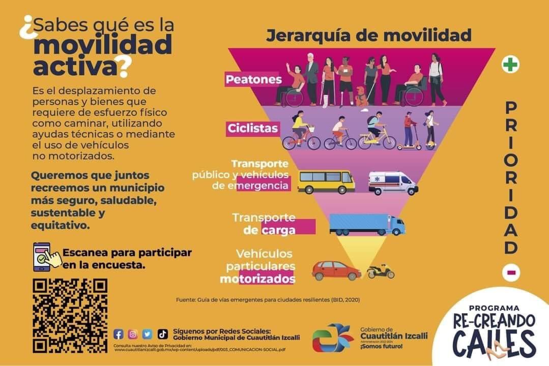 GobIzcalli's tweet photo. ¿Sabías que tu opinión puede ayudar a que recreemos un municipio más seguro, saludable, sustentable y equitativo?
Participa en la encuesta de percepción ciudadana y sé parte del proyecto #Re_CreandoCalles. Ingresa al siguiente enlace: https://t.co/GmyGF9r0Th
#SomosFuturo https://t.co/uUKCjyT0V6
