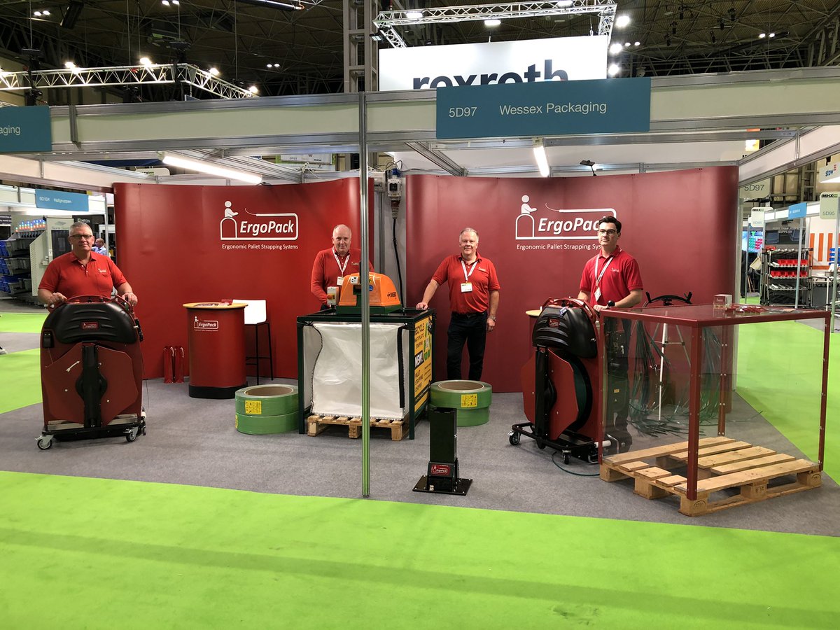 wessexpkg's tweet photo. 📌 The Red #ErgoPack Team are back at @IMHX!

Come and see us demonstrate ErgoPack’s unique mobile pallet strapping technology on Stand 5D97.

https://t.co/JgUDzEjBc4
#imhx #imhx22 #ergonomic https://t.co/LVOGopMIx0