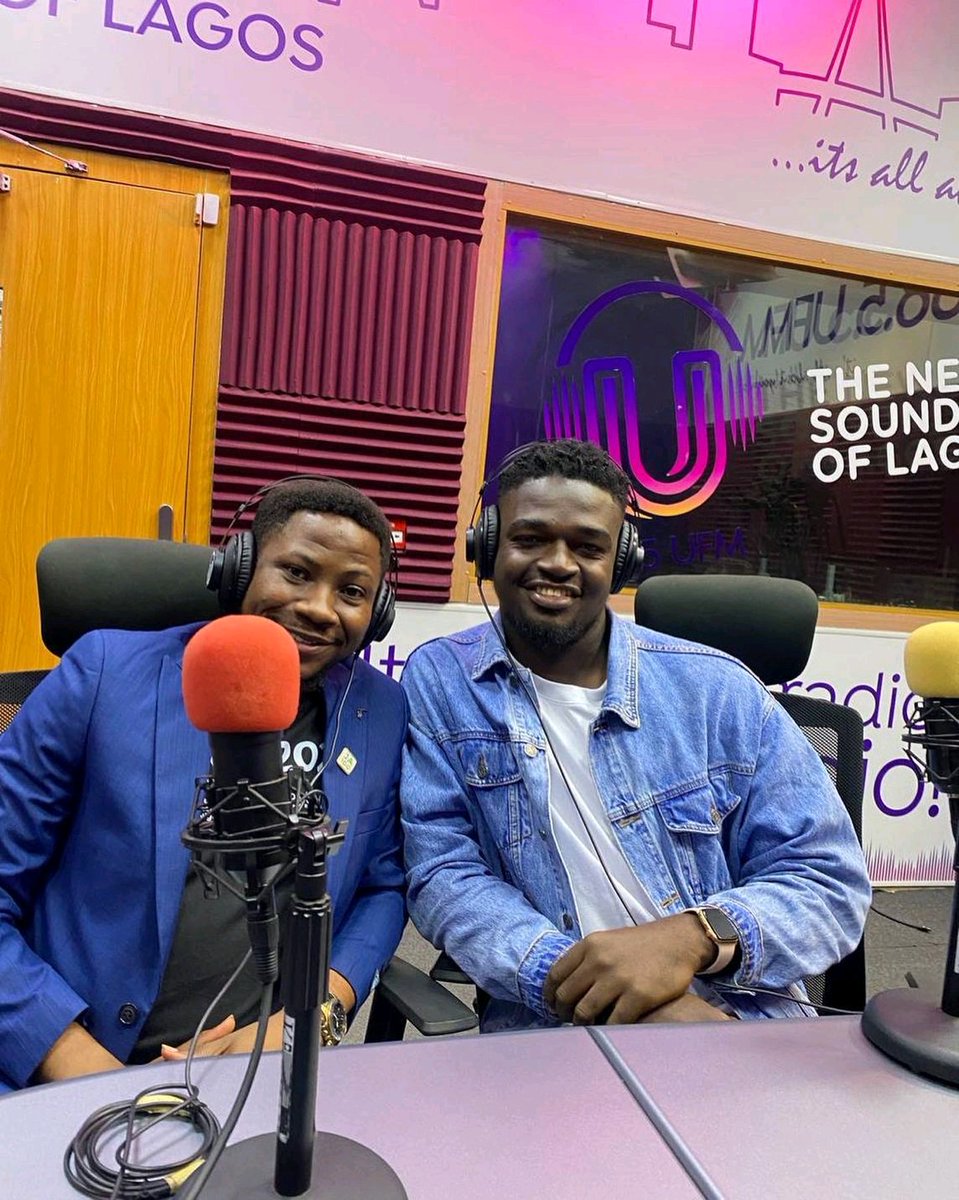 JANigeria's tweet photo. Earlier this morning, our Assistant Marketing and Communications Manager, Samuel Arowosafe was at Ultima Limited #885UFm with the 2022 Most Outstanding Male Participant of #ViMP2022, Christian Agu to discuss the recently concluded #ViMP2022 program.
__
1/6 https://t.co/z5DzriuMlr