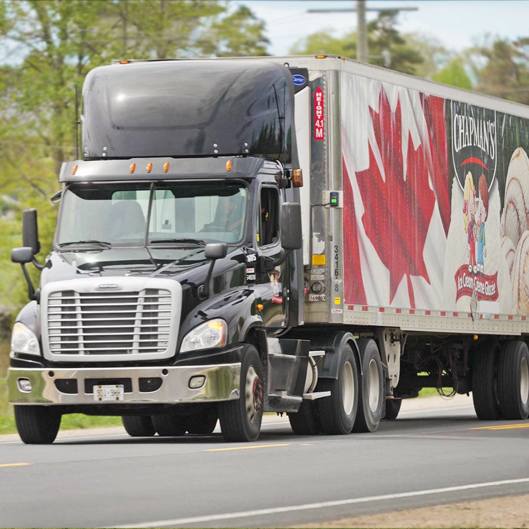 This #NationalTruckingWeek we’re sending a big shout out to all the drivers who get our ice cream and frozen treats into stores across Canada - from coast to coast to coast. 👏 Thank you for being part of the Chapman’s team! #KeepOnTrucking