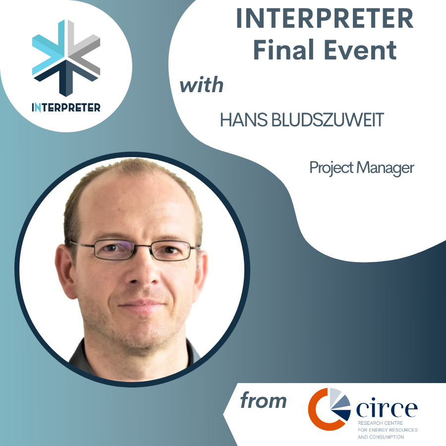 Interpreter2020's tweet image. Meet our speakers👋🏽

🎙️Hans Bludszuweit from @fCIRCE will provide a general introduction to the @Interpreter2020 project and present the Detection of non-technical losses tool!

📩sustainable-energy-week.ec.europa.eu/sustainable-en…

#InterpreterFinalConference #EUSEW2022