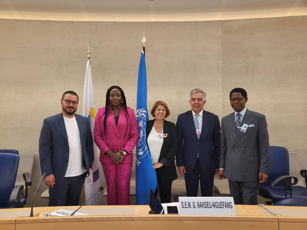 Concoursloquor's tweet photo. 🔴[#Genève] Nous félicitons l'honorable Christelle Vuanga qui rejoint le bureau mondial des parlementaires des droits de l'homme.
Encore une femme a gagné.
Loquor, est une affaire de tous.
#palocorporation https://t.co/cQ5ip4Ez9C