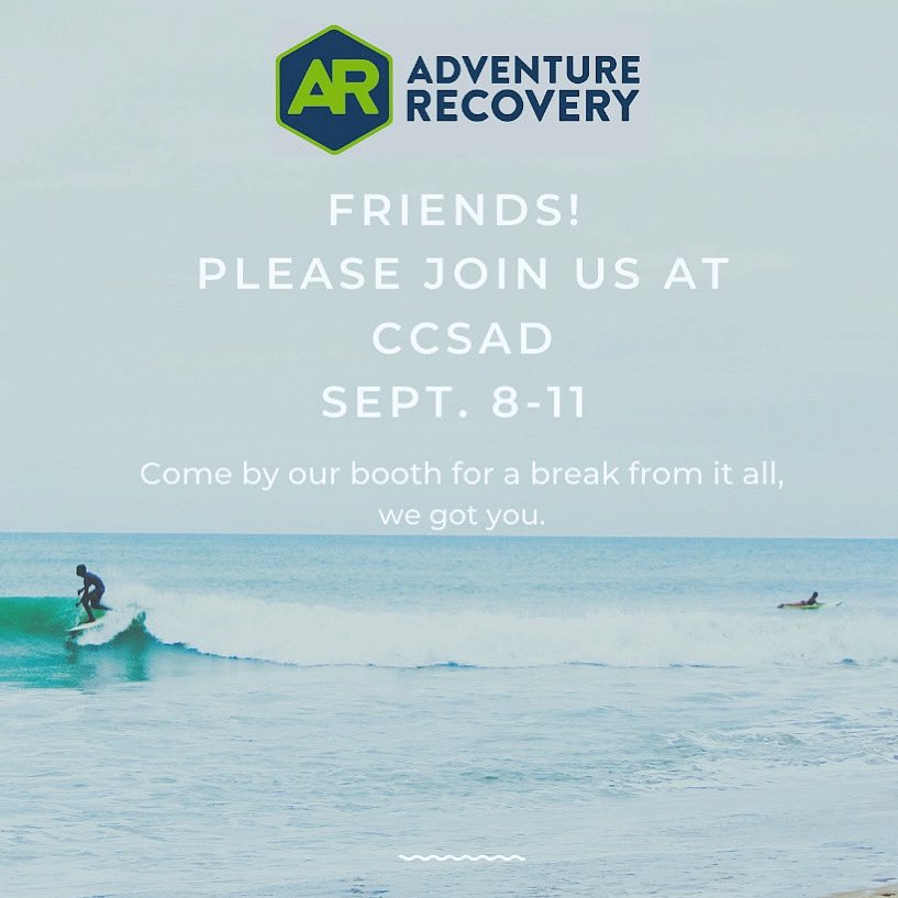 AdventuRecovery's tweet photo. It means a lot to us to be part of a community of advocates who are helping others in mental health + substance use disorder care. Cape Cod Symposium on Addictive Disorders is this week. Drop by our booth. We got you. ππβ¨#ccsad #adventurerecovery #recoverymonth https://t.co/mGqnqIVivr