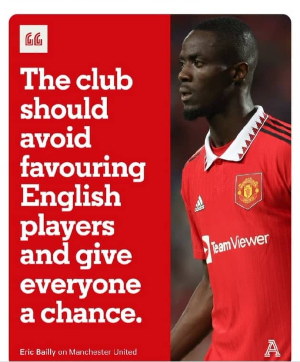 SMukangai's tweet image. "The club should avoid favouring English players and give everyone a chance." - Eric Bailly on Manchester United.

Photo Courtesy.
