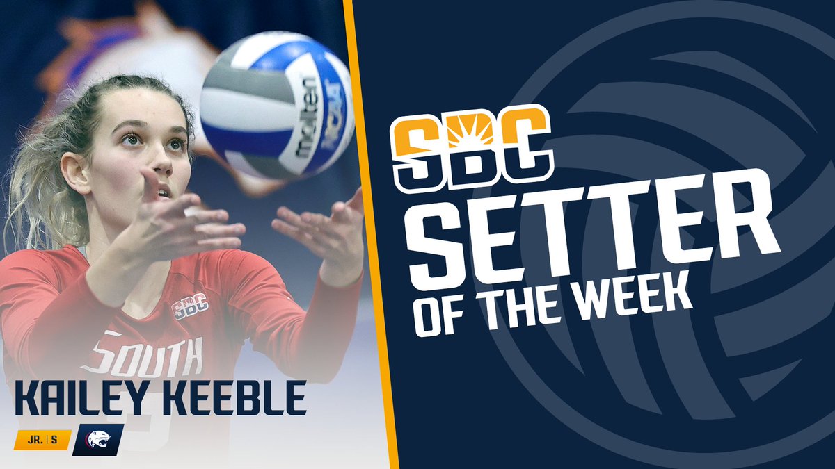 𝗗𝗢𝗨𝗕𝗟𝗘-𝗗𝗢𝗨𝗕𝗟𝗘 𝗧𝗥𝗢𝗨𝗕𝗟𝗘.

<a href="/k1keeble/">kailey keeble</a> of <a href="/SouthAlabamaVB/">South Alabama Volleyball🏐</a> charted three double-doubles in three matches, averaging 11.75 assists per set. She is the #SunBeltVB Setter of the Week. ☀️ 🏐

📰 » sunbelt.me/3x1Q2EB