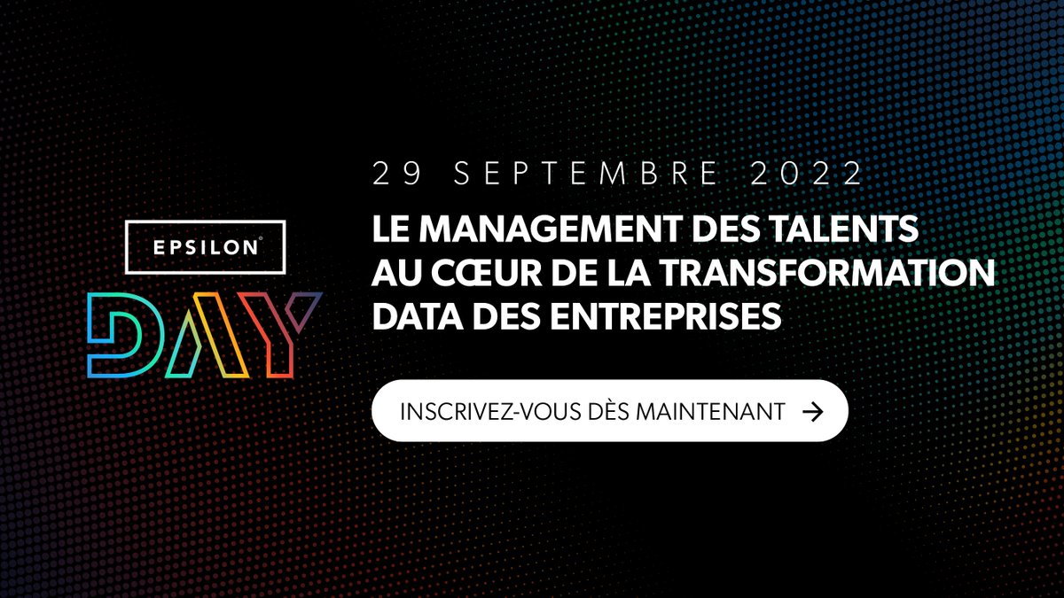 #EPSILONDay le programme !

1️⃣ Keynote avec le témoignage du DRH d'un grand groupe
2️⃣ Table ronde avec le témoignages de marques et partenaires tech
3️⃣ Keynote avec le témoignage d'une nouvelle école
#StayTuned 😉

Inscription 👉 ow.ly/l8On50KB0SI
📆 29 Sept, 9h30-12h30
#RH