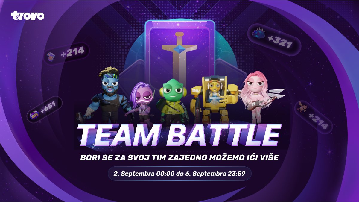 Hej Troveri, Team Battle Knockout stadij 2 je pri kraju, sudjeluj dok još možeš!

🔗 cdn.trovo.live/page/events.ht…