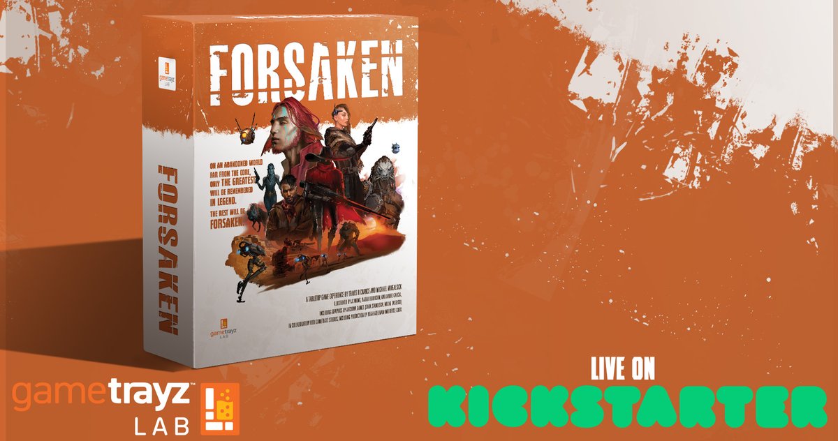 Game Trayz (@gametrayz) on Twitter photo WE. ARE. LIVE!
Forsaken, the inaugural title from <a href="/GameTrayzLab/">Game Trayz Lab</a> has launched on #Kickstarter! BACK HERE: bit.ly/3D2cxxc WE. ARE. LIVE!
Forsaken, the inaugural title from <a href="/GameTrayzLab/">Game Trayz Lab</a> has launched on #Kickstarter! BACK HERE: bit.ly/3D2cxxc