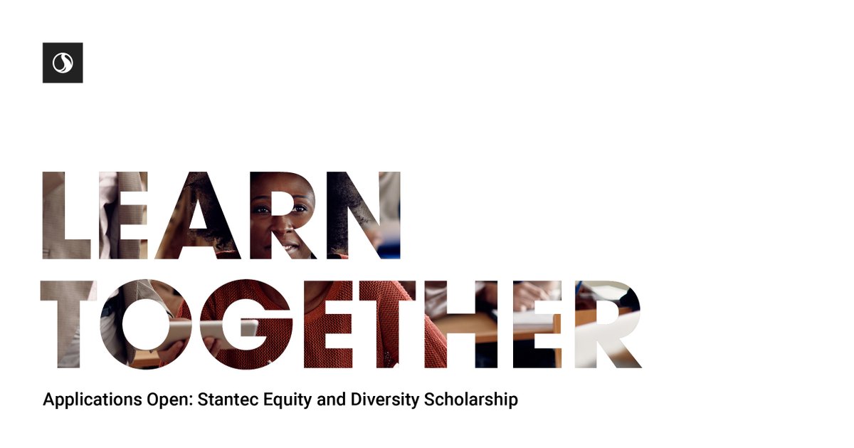 Stantec's tweet image. As part of our commitment to increase equity, diversity, and inclusion in our industry and beyond, we're seeking the next generation of STEAM leaders! Applications for the Stantec Equity &amp;amp; Diversity Scholarship open today: ow.ly/J6tB50Kxn3U #StantecTogether
