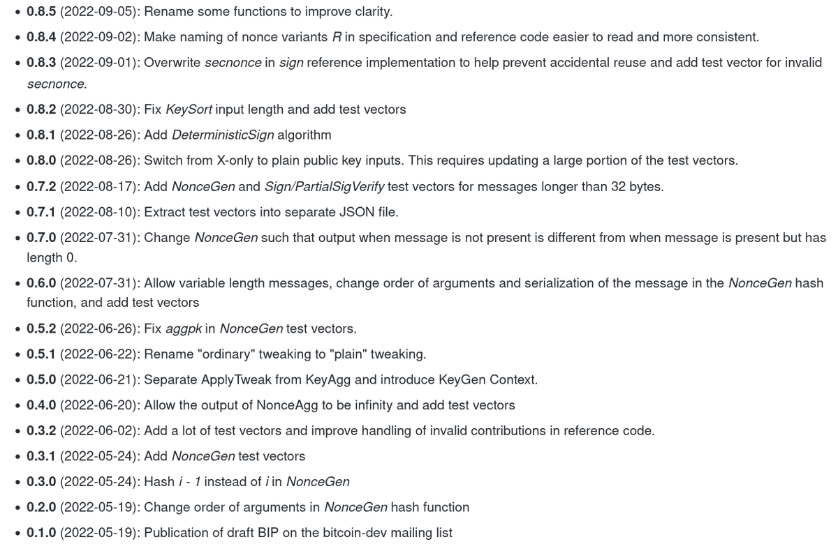 We are approaching a stable version 1.0 of BIP-MuSig2. Thanks to the contributions from various people, we were able to incorporate significant improvements over the past months, including deterministic signing, thorough test vectors, and simplified X-only pubkey handling.