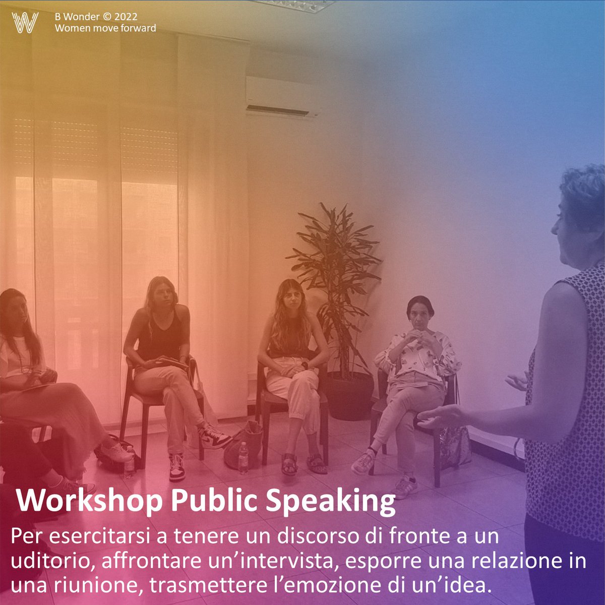 Iniziano oggi le attività della terza edizione di #BWonder

A rompere il ghiaccio è stato il #workshop di #publicpeaking tenuto da Paola Musumeci, Project Leader dell'area HR di <a href="/GruppoGalgano/">Gruppo Galgano</a> 

#startup #femaleleadership #BreakTheBias