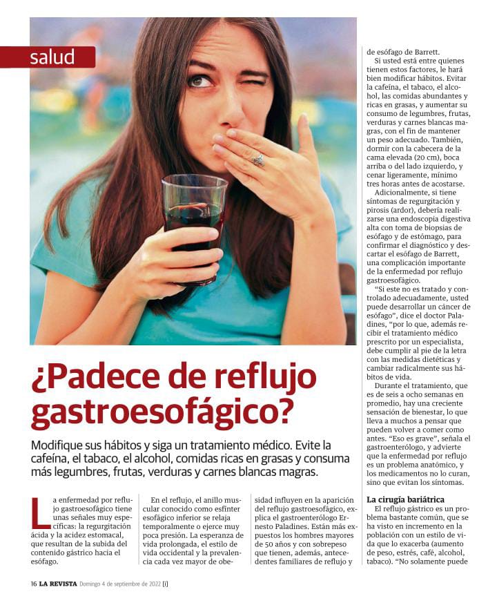 EndoscopyNet's tweet photo. ENDOSCOPYNET EN MEDIOS: compartimos la publicación de La Revista de Diario El Universo, donde constan declaraciones del Dr. Fernando Jurado

#reflujogastrico #endoscopynet #medios #ecuador #gastroenterologia https://t.co/TLciZJTKA3
