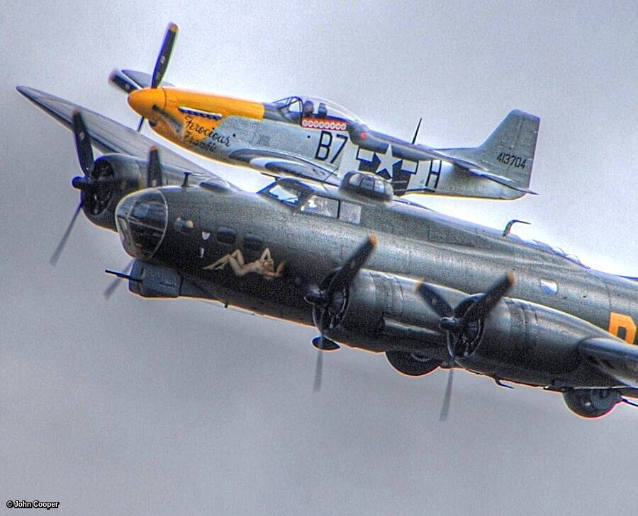 TheSuffolkMan's tweet image. #FerociousFrankie #P51 #Mustang #SallyB #B17 #FlyingFortress