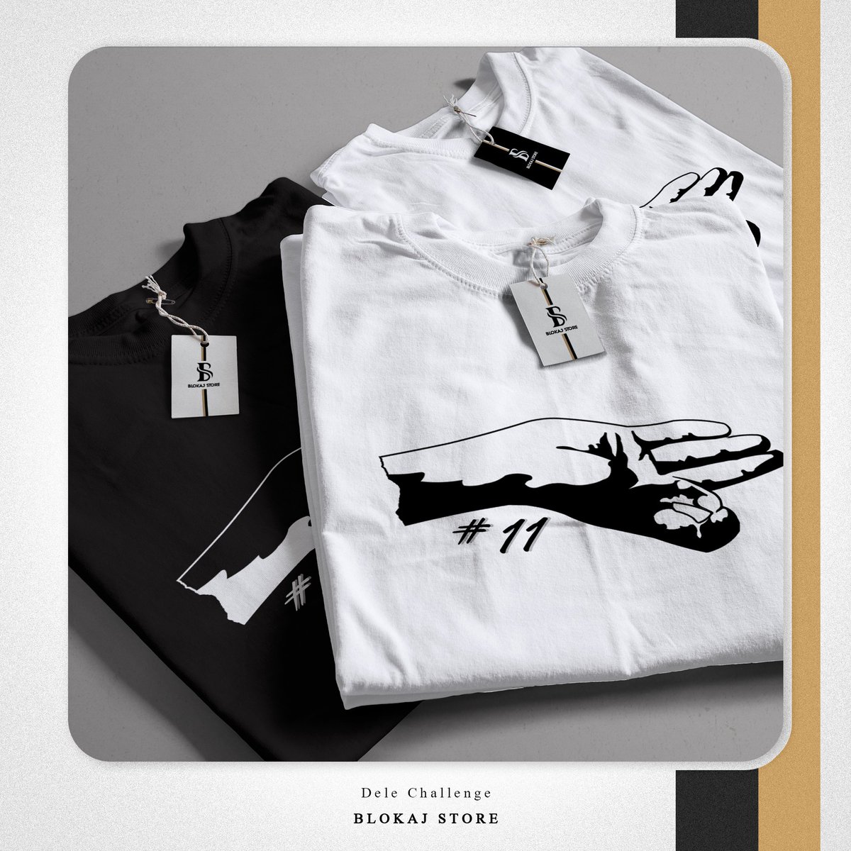BlokajStore's tweet photo. 🦅 Dele Challenge T-Shirt satışta!
🧵 %100 Pamuk ve 1.Sınıf Compact Penye kumaş kullanılmıştır.
🛒 https://t.co/kvcbip2LPB ve Instagram'da satışta . Sen de aramıza katıl !

#blokajstore #tshirt #Tasarım #design #çarşı #beşiktaş #delealli #deleallichallenge https://t.co/qNVEQFxWSS