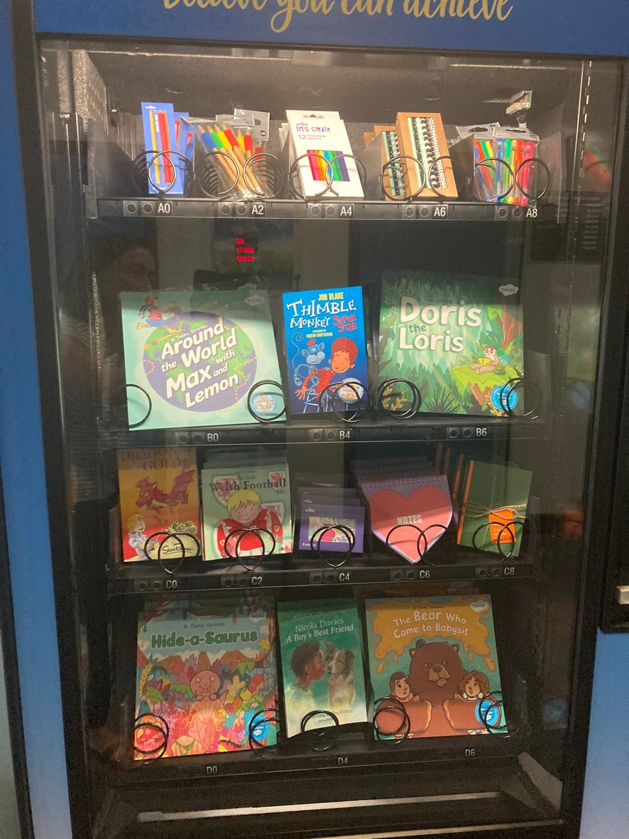 We can’t wait to show our pupils our new vending machine 😁 
I’m sure we will have many children receiving tokens this term! 
#edutwitter