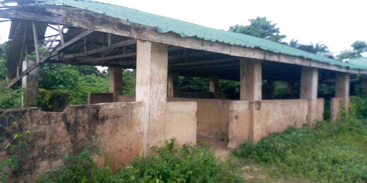 Yesterday, I visited Community School Amakohia-Ubi in Owerri West LGA, my attention was drawn by the Community Leaders to the Dilapidated section of the Classrooms, my visit was to ascertain the level of dilapidation to enable us know if we can renovate it or construct a new one.
