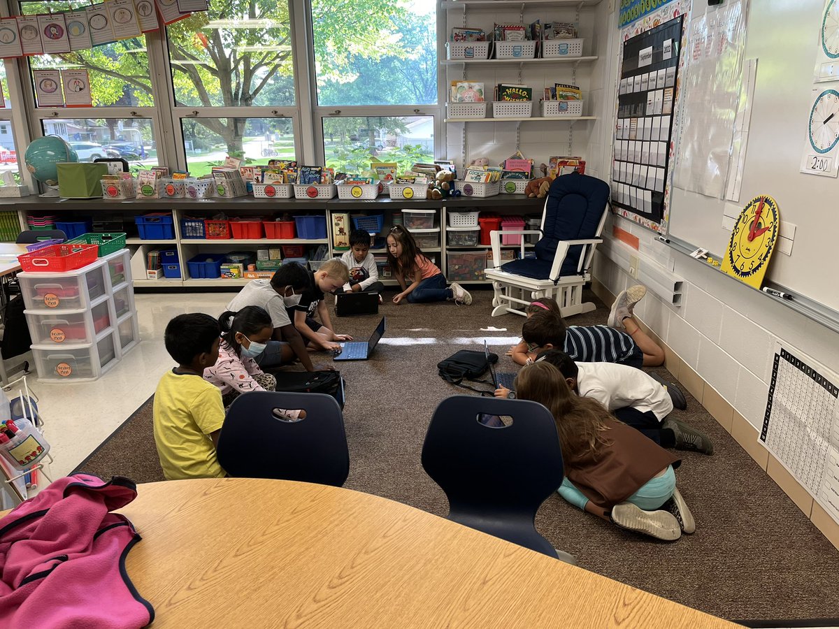 2nd graders love partnering up for Bridges Workplace games! Used our partner cards for the first time too!