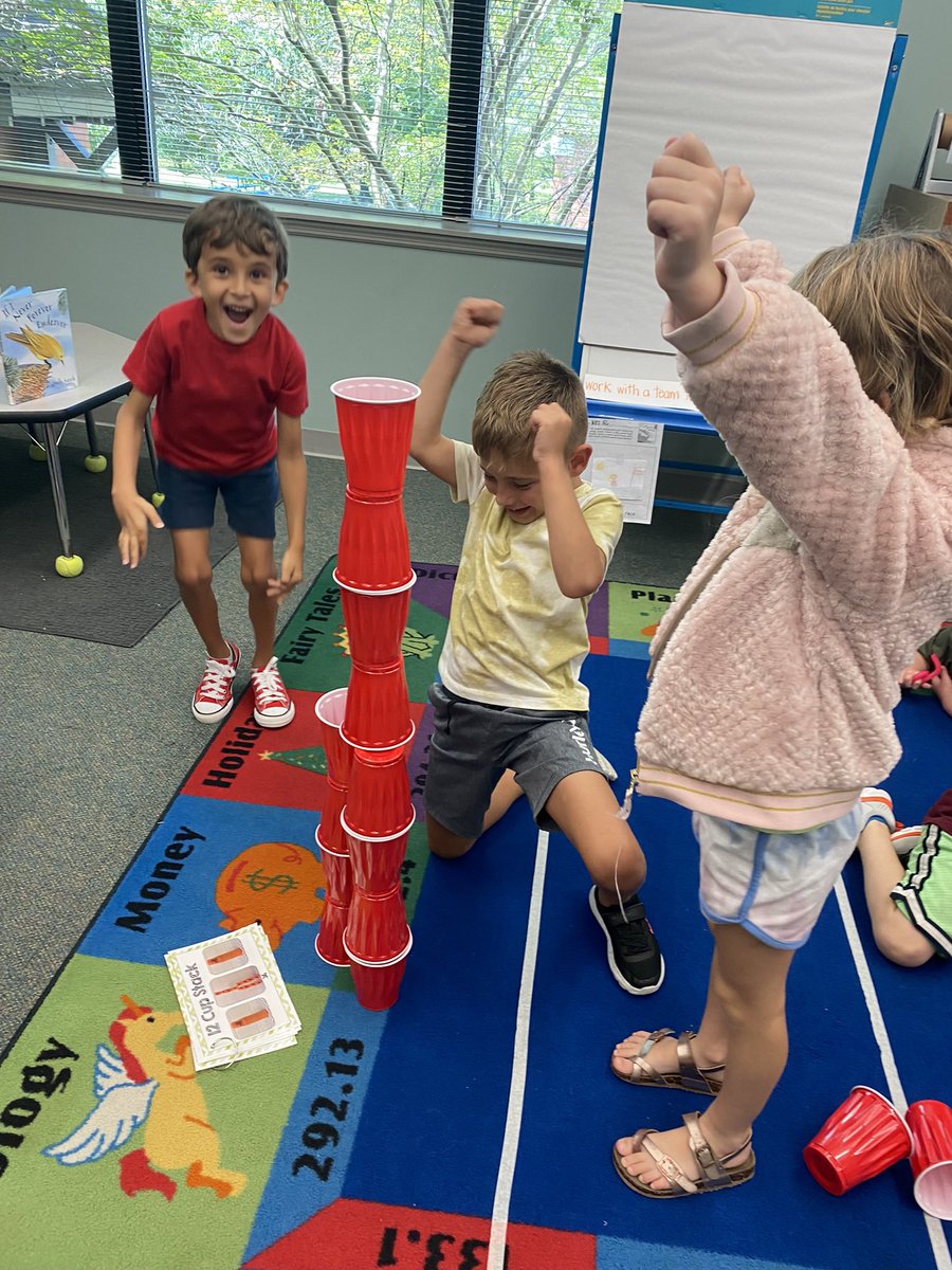 Rodgers_Reads's tweet photo. First Think Lab of the year with @tmulvey5 … these 1st graders rocked their challenges and learned the importance of never giving up! #SYNCandSWIM 🐬 https://t.co/ShJOh2JNSJ