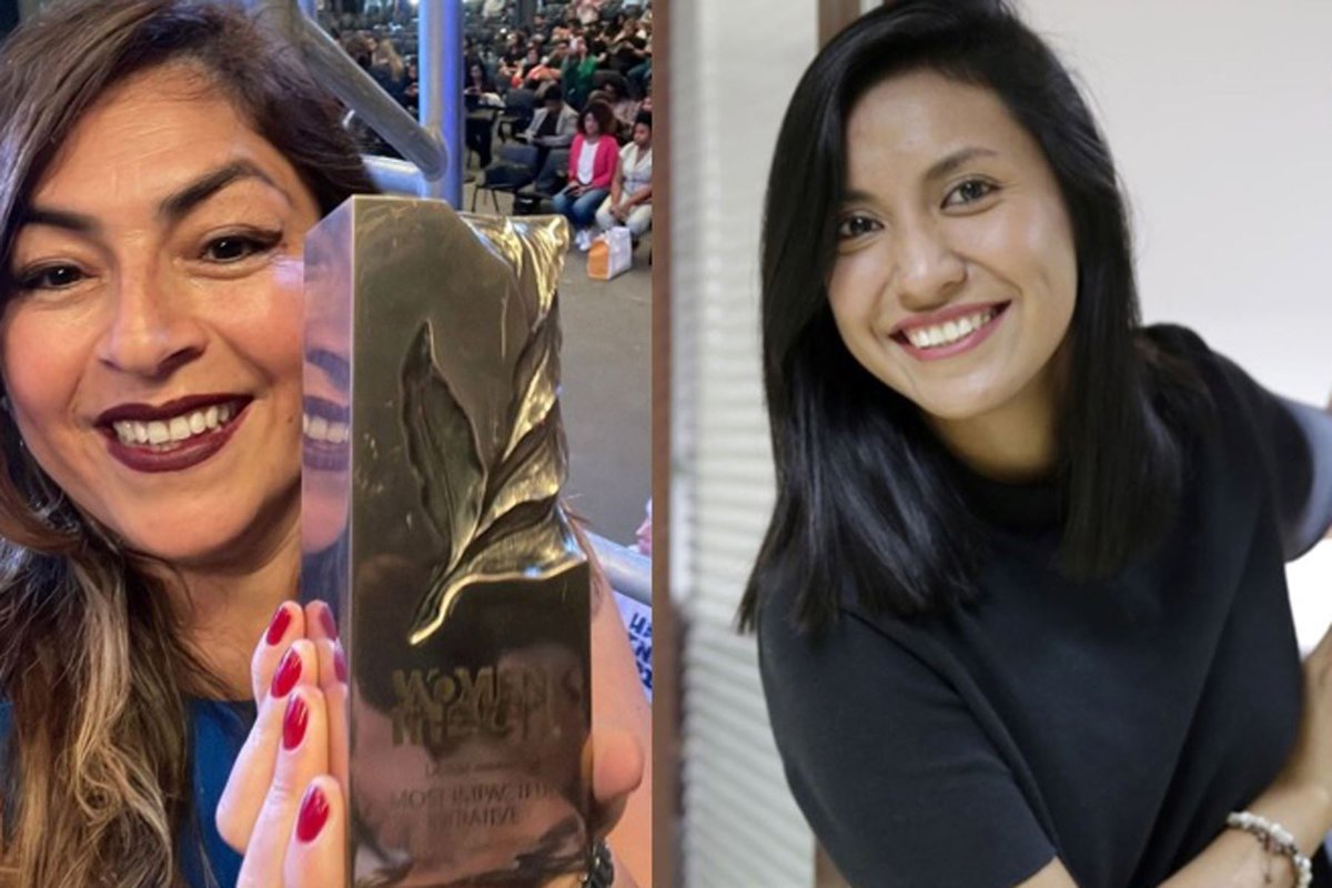 Agencia_Andina's tweet photo. 👏🇵🇪 Peruanas que inspiran al mundo. Las empresarias Dely Goicochea y Giuliana Huamán nominadas en las categorías "Iniciativa más impactante” y “StartUp” respectivamente, levantaron la estatuilla del Women in Tech LATAM 2022. https://t.co/uYPwh6mstt 

✍Por @MaryoriePM https://t.co/IC722NkvD1