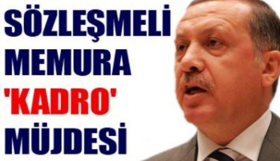 Sayın Cumhurbaşkanım Müjdeyi Verecek Olan Sizlersiniz

9 Yılın Sonunda Sözleşmeli Memurlar Müjdenizi Bekliyor <a href="/RTErdogan/">Recep Tayyip Erdoğan</a>
#KabinedenDirektKadro