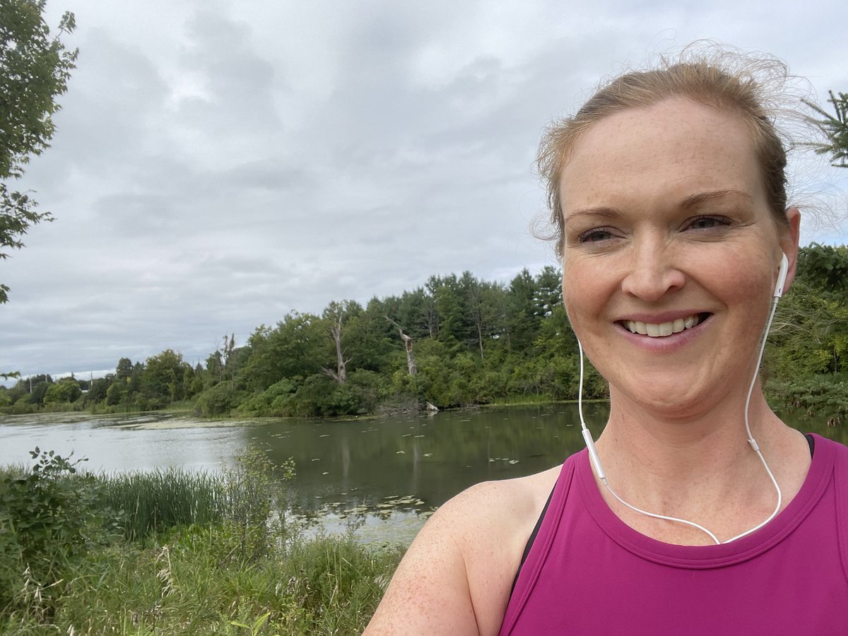 AlisonHoseyPhD's tweet photo. A little behind #jumpingin this year due to 🧠 &amp; 🫀recovery after august 31 deadline! It’s day 4️⃣ today, enjoyed the cooler temp with a run at #nepeancreek, looking forward to catching up because #herheartmatters 
https://t.co/hx0LxoIz8t https://t.co/KJdObcschf