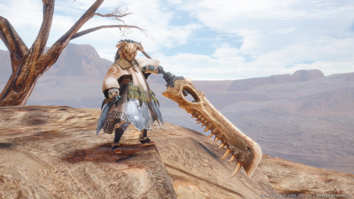 ボーンヘルムを使った蛮族コーデ
ボディラインをでかく見せて厚着する系をイメージ
お気に入りポイントは上着の隙間から見えるタイトなインナーです☺

#モンハンサンブレイク #MHサンブレイク
#重ね着 #重ね着コーデ #ボーンヘルムはいいぞ 