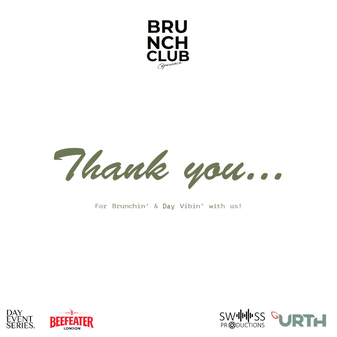 What a pleasure it was to host you all at the Brunch Club Experience!

All of the performances were incredible, and thank you for vibing with us. You all looked beautiful.

We can't wait to do it again! 🥂