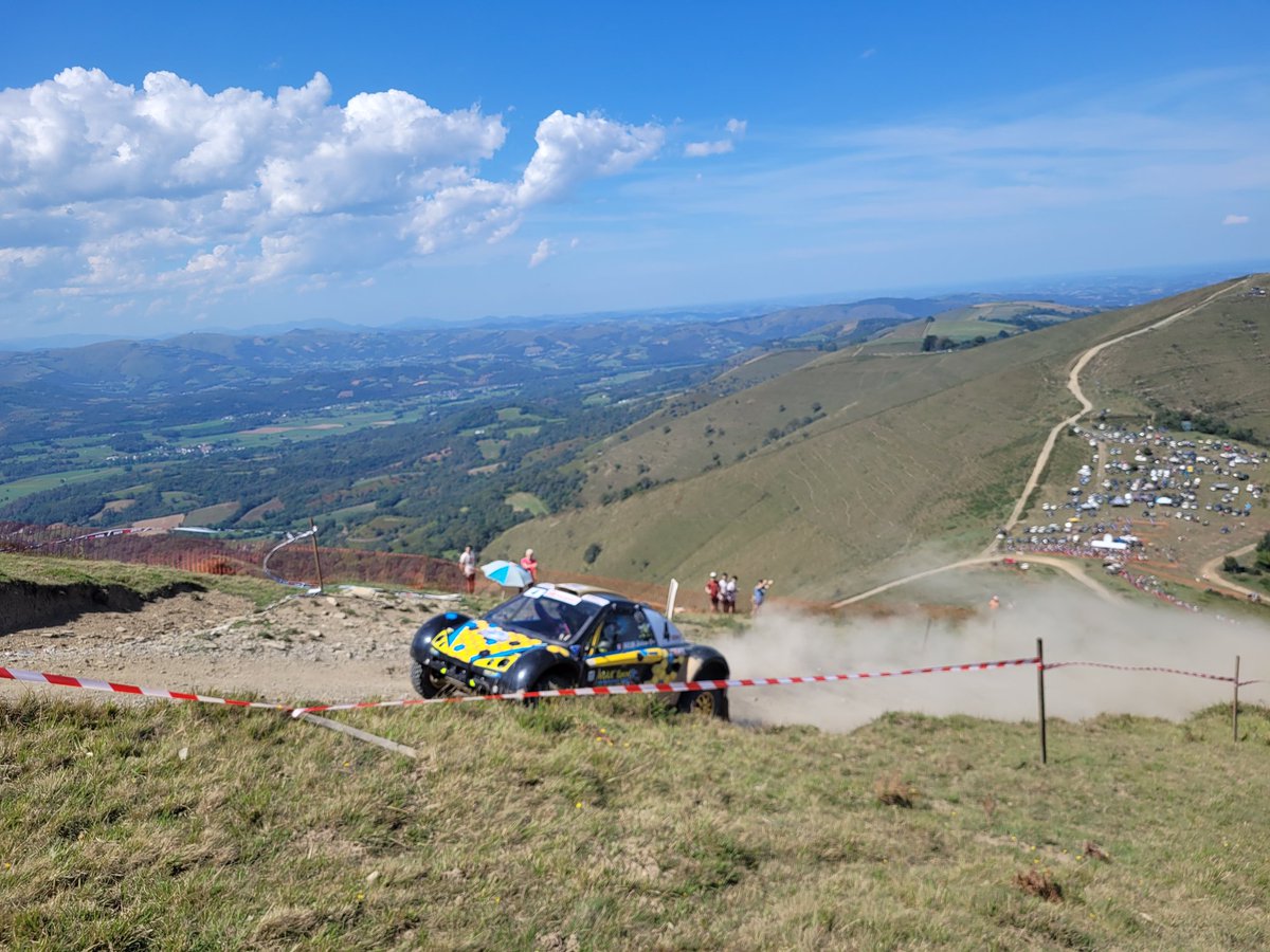 F3euskalherri's tweet photo. Le pilote girondin Jérôme Helin remporte le 66e Rallye des cimes en #soule #tardets
En tête hier, le favori Louis Dronde a dû abandonner ce matin suite à un problème mécanique https://t.co/8hyfSZ1Mv0