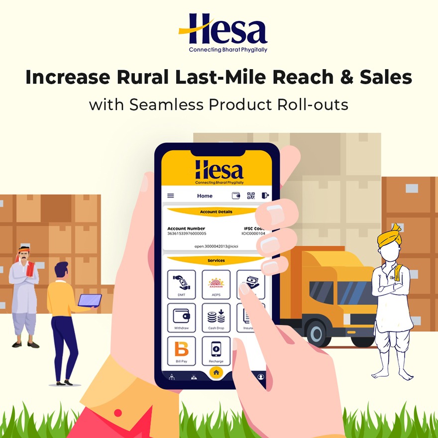MyHesaApp's tweet photo. Our on-ground Hesaathis increase last-mile reach for your brand, helping you expand your customer base and sales revenue at the same time.
https://t.co/aLj3htlMKC
#Hesa #JoinHesa #SuperAppforBharat #digitalindia #ruraltech #RuraltechStartup #BestRuralTech #ReachoutRural https://t.co/HaW4MQGh2K