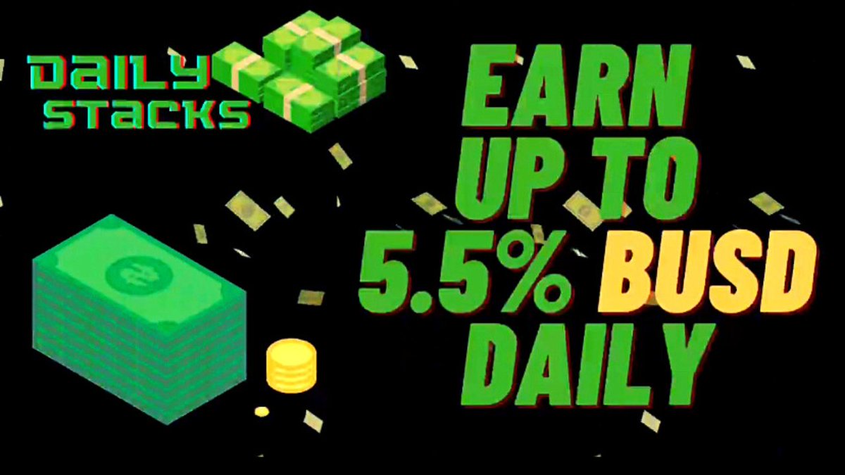 NaNaCrypt0's tweet photo. Daily Stacks Miner Review | Earn Up To 5.5% - 8% BUSD Daily | Launching ... https://t.co/uCiqstYNjR via @YouTube @defidailystacks
🔥Daily Stacks Miner Official Website: https://t.co/L9GmWa7nBS
#DailyStacksMiner #DailyStackMinerReview #StakeBUSD https://t.co/sAI5oBejGt
