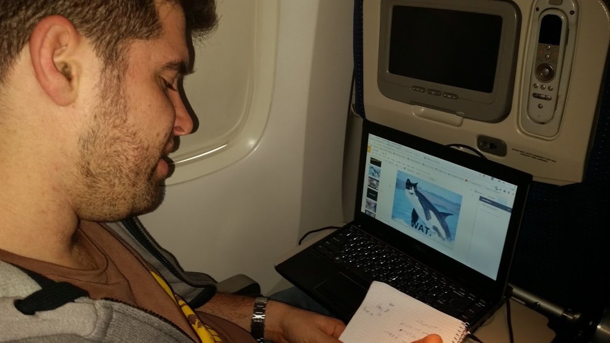shai_reznik's tweet photo. Back in 2015, I was on my way flying to #ngconf2015 to perform a talk I submitted called #ngWat ...
That was one of the most riskiest things I ever did in my life, because that talk was a roast on @angular in front of the Angular team and live-streamed to the entire world https://t.co/tmeQm3MGng