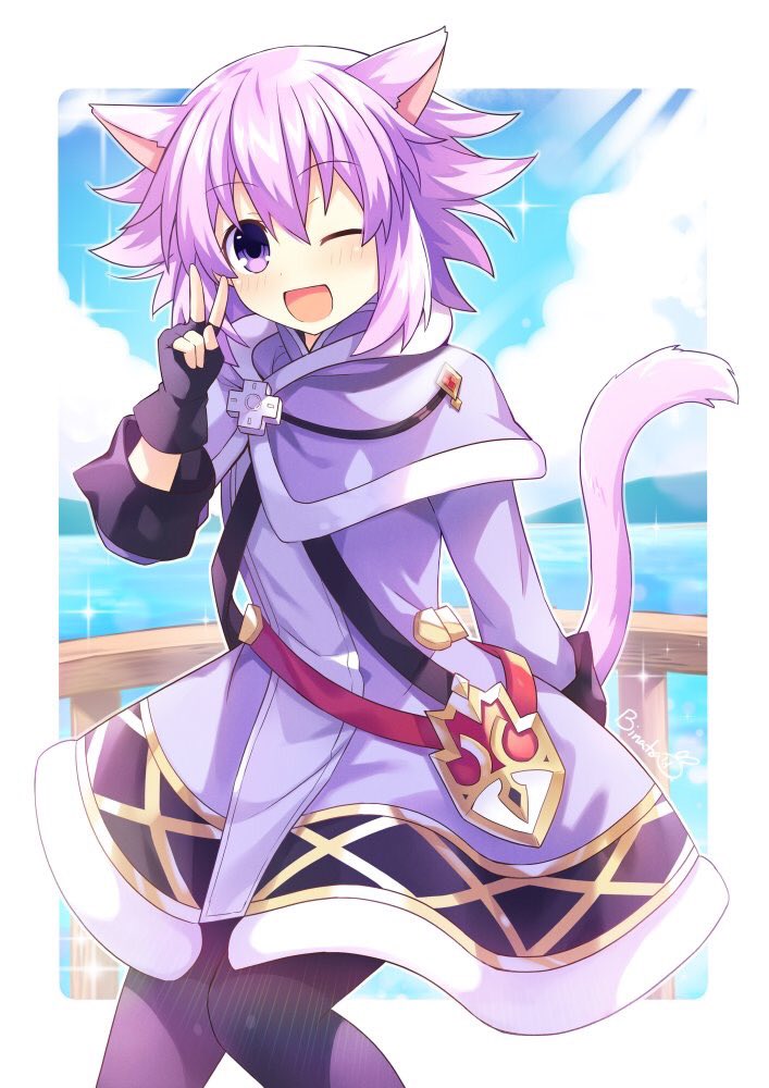 "I am now noire's favorite cat nya!"