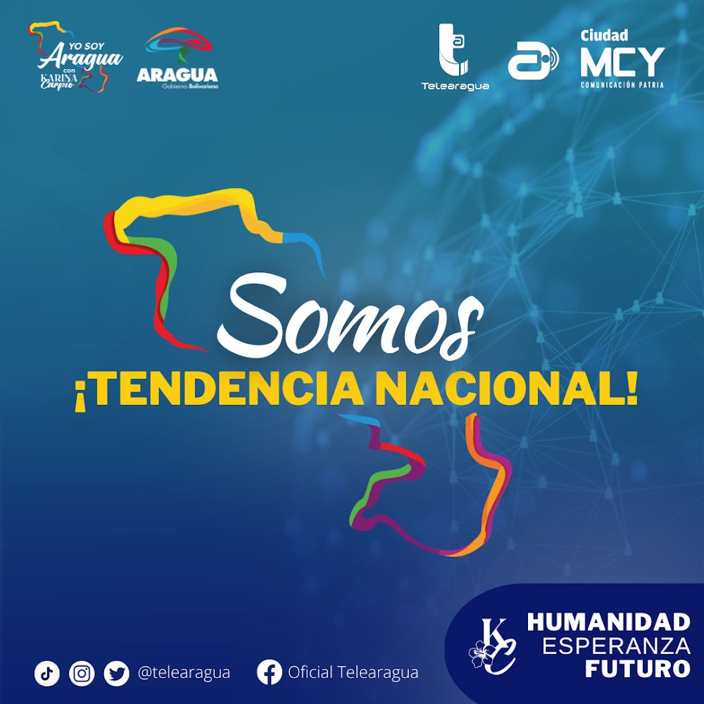 📣¡Aragua Somos Tendencia!
#AraguaEsHumanidad 
#KarinaCarpio