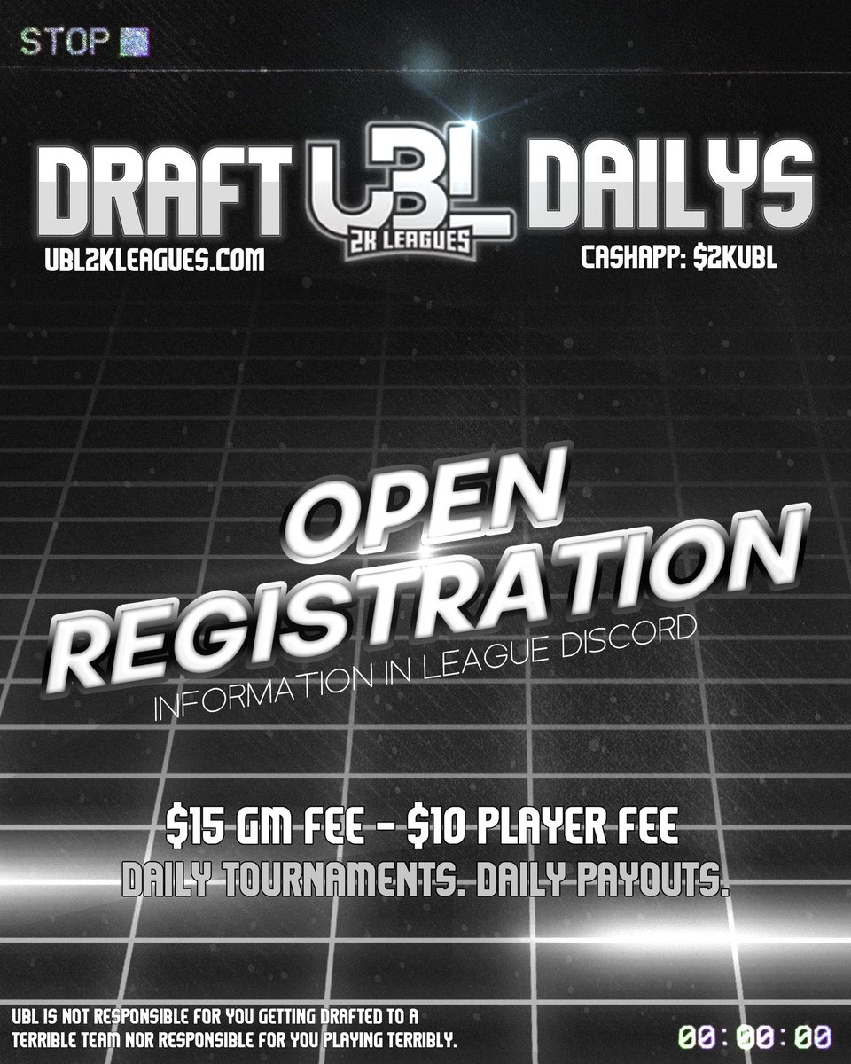 If your not in the new PS5 Daily Draft Tournament chat dm @UBLM1K3 to get added!