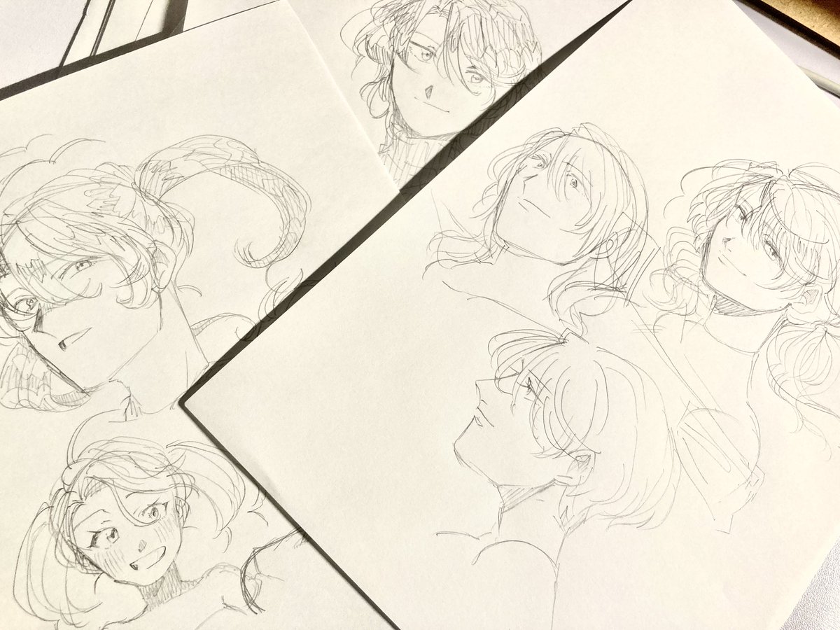 感情がめちゃくちゃ過ぎて手遊びで"""""無"""""の絵を量産することしか出来ん。 