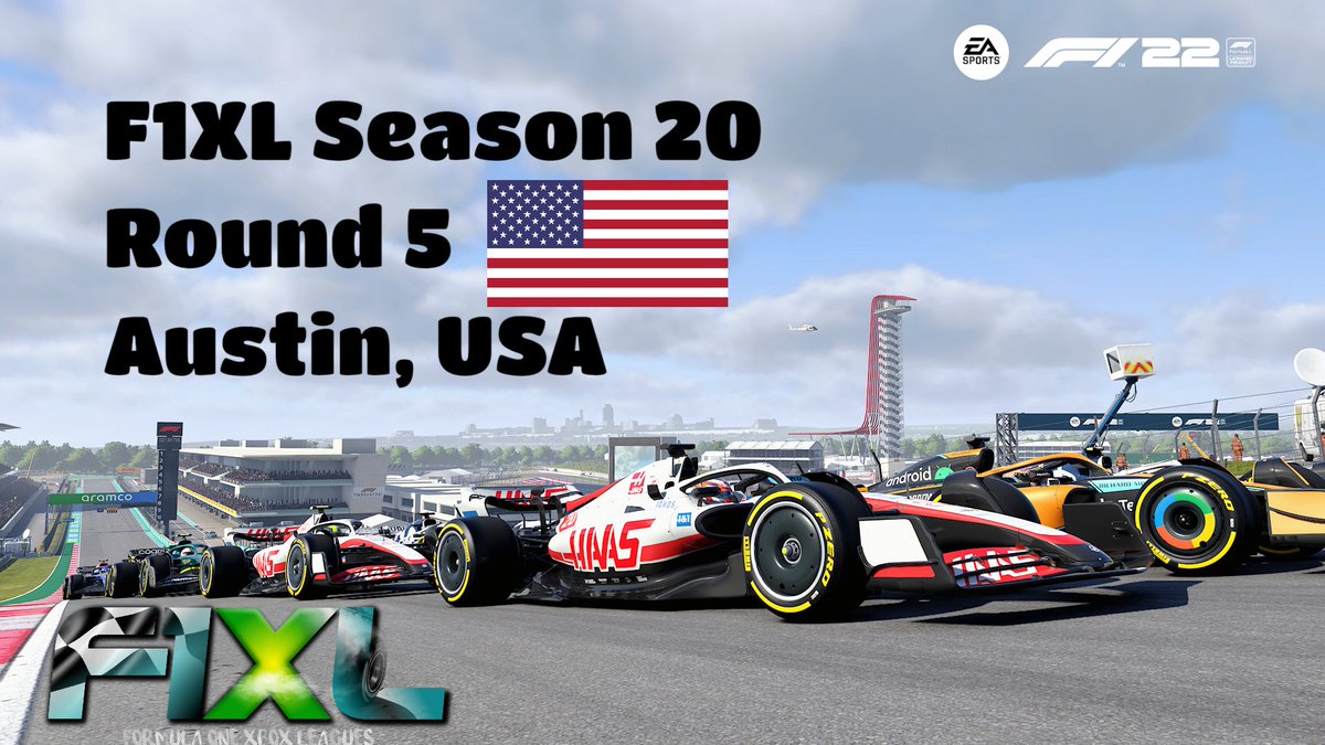 Tonight we are in the USA🇺🇸 for round 5 of F1XL from the Circuit of the Americas!

We have our top 2 Divisions streamed live from 9pm tonight 👇

Division 1🎙️
<a href="/letsrats/">Starstel</a> &amp; <a href="/TchoukMaster22/">Olly Hughes 🏴󠁧󠁢󠁷󠁬󠁳󠁿🎙️</a> 
twitch.tv/starstel

Division 2🎙️
<a href="/Frenzick1/">Will</a> &amp; <a href="/cndelta3/">Jacob</a> 
twitch.tv/frenzickyt